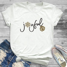 Load image into Gallery viewer, Women Leopard Plaid Tree New Year Fashion Clothing Merry Christmas Womens Female Graphic T Shirt T-Shirt Tee Shirt Tees T-shirts