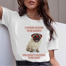 Load image into Gallery viewer, Dachshund Pug Teckel Funny T Shirt Women Harajuku Cute French Bulldog Frances German Shepherd T-shirt Pit Bull Tshirt Top Female