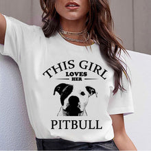 Load image into Gallery viewer, Dachshund Pug Teckel Funny T Shirt Women Harajuku Cute French Bulldog Frances German Shepherd T-shirt Pit Bull Tshirt Top Female